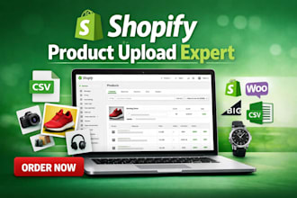 upload products to shopify store