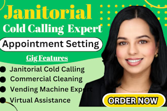 generate janitorial and cleaning leads through b2b cold calling and appointment