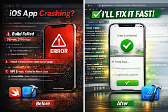 debug your ios app and fix crashes, errors, API and UI issues