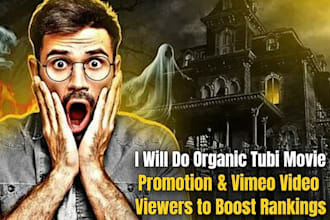 do organic tubi movie promotion, vimeo video viewers, tubi movie rankings