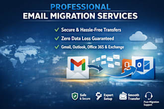 professionally migrate your emails safely and securely