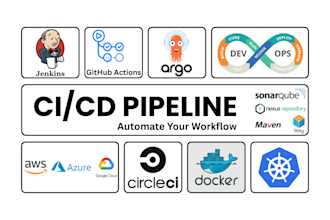 setup ci cd pipelines with docker, kubernetes and cloud infrastructure