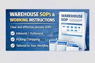 create warehouse sops and working instructions
