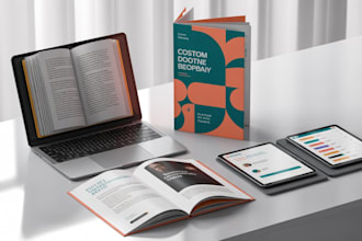do ebook and ebook cover design, brochure, ebook writing, online course content