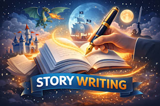 story writing, editing  of story