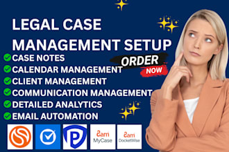 setup legal case management smokeball servemanager everlaw amberlo cloudlex clio