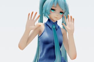 be an expert 3d model creation, rigging and  conversion services