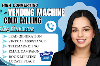 secure vending machine and atm placements through cold calling