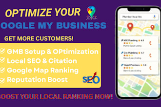 create optimize google my business profile gmb ranking local SEO citation