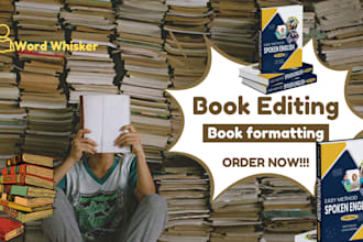 book editing, developmental editing, proofreading, and book formatting
