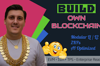 build modular layer2 blockchain like ethereum bsc with dpos zkps ai optimization