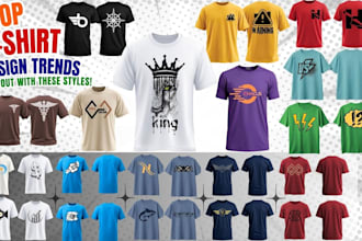 do luxury typography and monogram tee design for tshirt