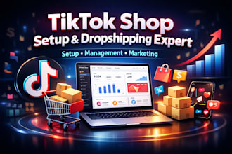 setup tik tok shop, tik tok dropshipping, manage tiktok shop tiktok marketing