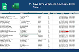 data cleaning for excel and google sheets