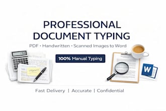 convert handwritten notes into clean typed PDF