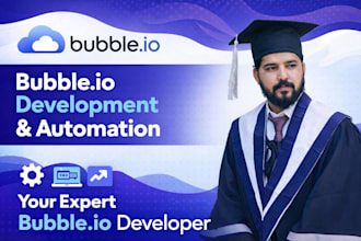 build bubble io web app, website, marketplace and mobile app