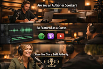 feature you as a guest on a podcast for authors and speakers