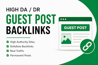 do high da guest post SEO backlinks for high authority link building