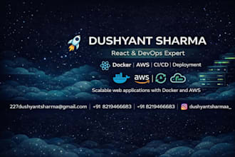 develop full stack app and deploy with devops