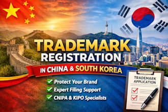 file trademark application in china and south korea for brand protection