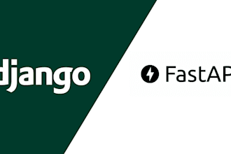 build fast api or django backend for your web app
