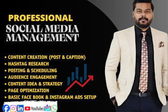 be social media manager and help grow your brand
