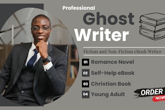 be your ebook ghostwriter self help ebook writer fiction and nonfiction writer