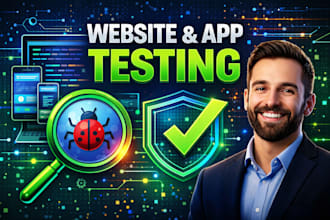 test and QA your website or app for bugs and usability