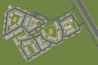 design a professional parking lot layout and site plan