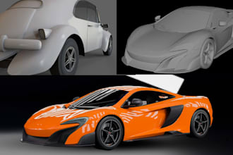 3d car modeling 3d automotive 3d car wrap 3d vehicle rendering fivem car design