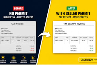 resale certificate, reseller certificate, seller permit, sales tax exemption