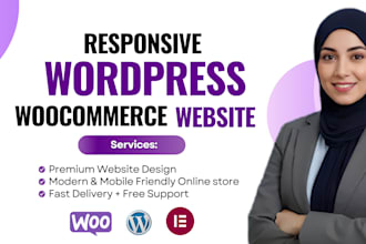 build ecommerce website online shop or webshop with wordpress woocommerce