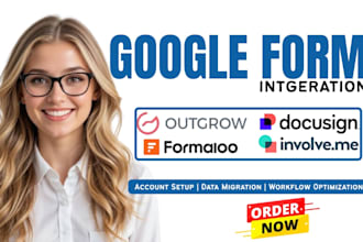 design form on google form involve me formaloo docusign outgrow integration