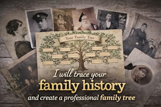 trace your family history and create a professional family tree