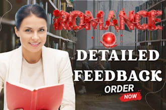 beta read your romance fantasy suspense novel and give honest detailed feedback