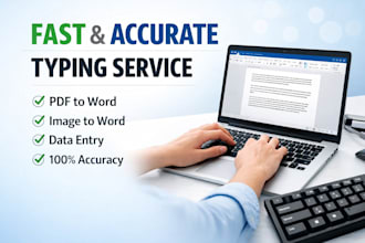 fast and accurate typing work