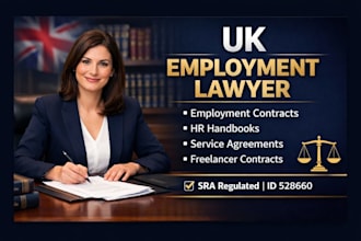 uk employment lawyer custom employment contract, handbook HR advice UK solicitor