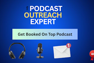 do podcast outreach and booking
