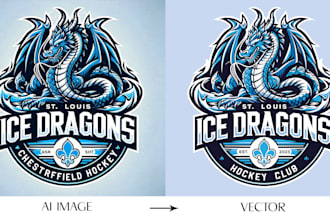 fix and convert ai images into perfect vector