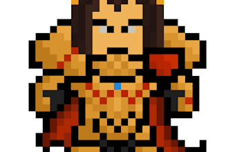 create any simple pixel art character you want