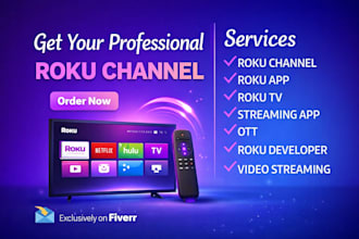 develop professional roku tv channel