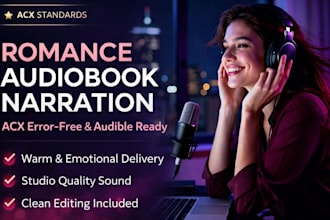 narrate female audiobook acx error free romance audiobook for audible acx author
