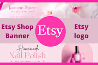 design etsy logo and etsy shop banner that boost brand trust and increase sales