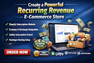 create shopify subscription cratejoy website recharge subbly hostinger website