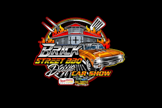 create graceful and fantastic muscle car logo design