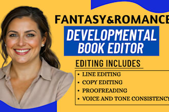 book editing, developmental edit fantasy manuscript, romantasy, cozy mystery