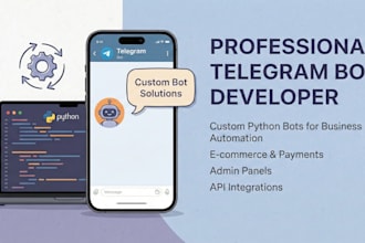 develop telegram bot using python