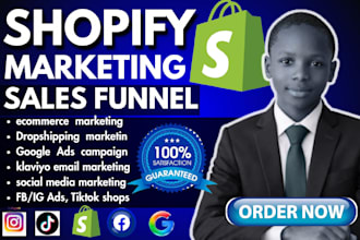 boost shopify sales with shopify sales funnel, shopify marketing, traffic