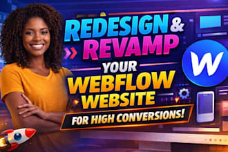 webflow redesign, revamp webflow website, reesign webflow website, do webflow