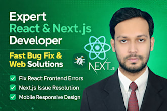 fix react, nextjs and tailwind css frontend bugs and errors